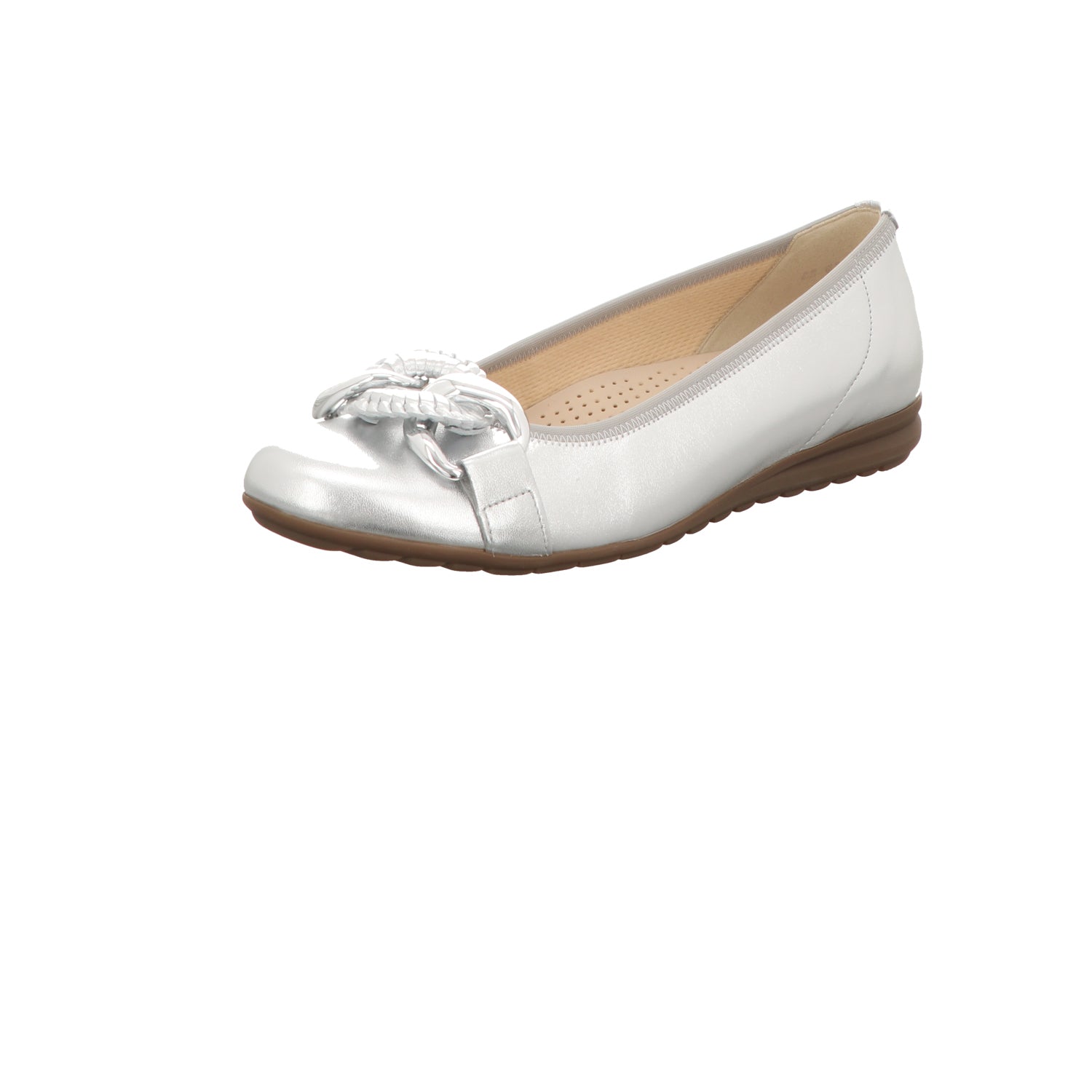 Gabor Damen Pumps bequem Florenz in silber