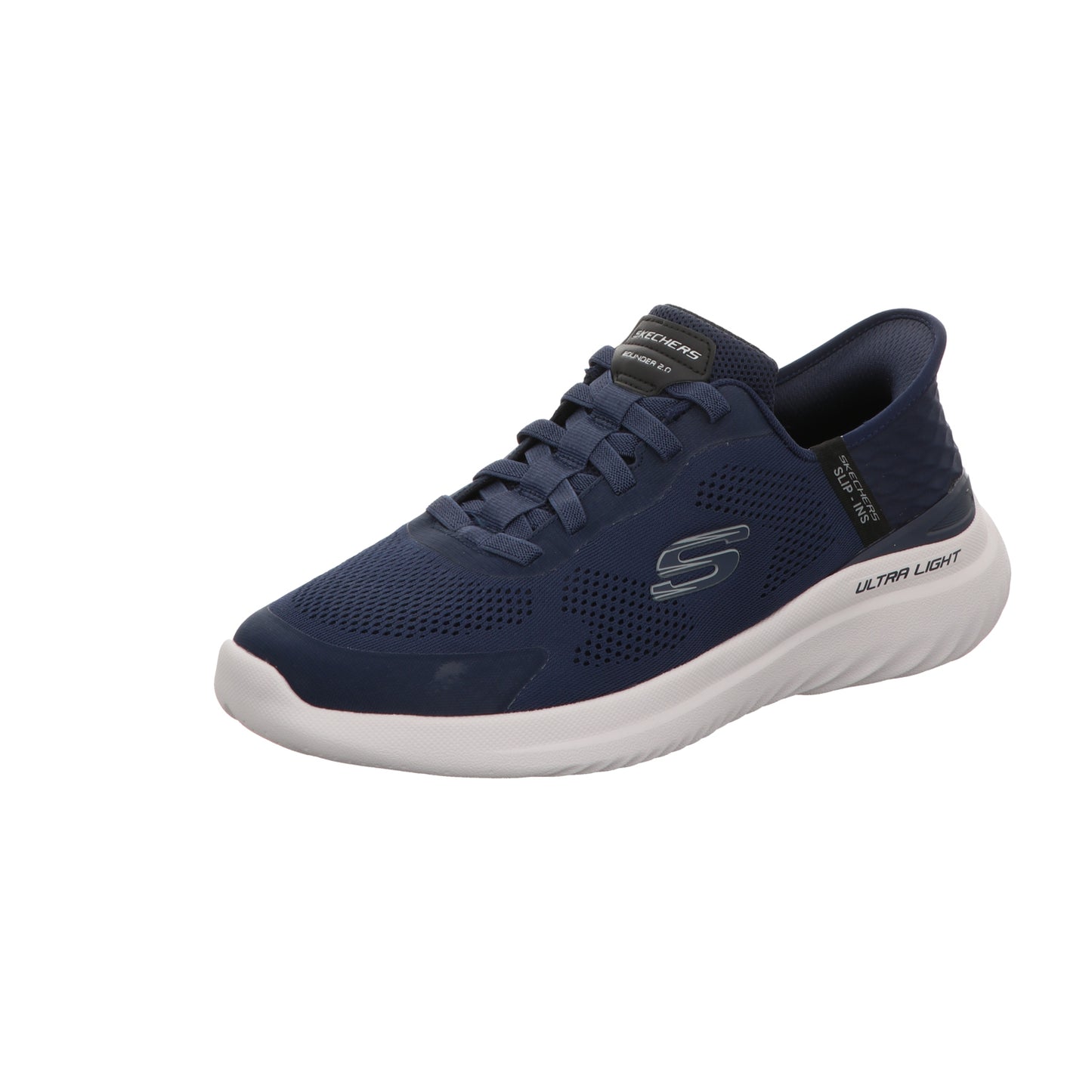 Skechers Herren Slipper Slip-In Bounder 2.0 Emerged in blau