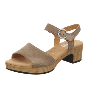 Gabor Damen Sandalette Kreta in beige