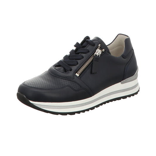 Gabor Damen Schnürschuh Turin in blau