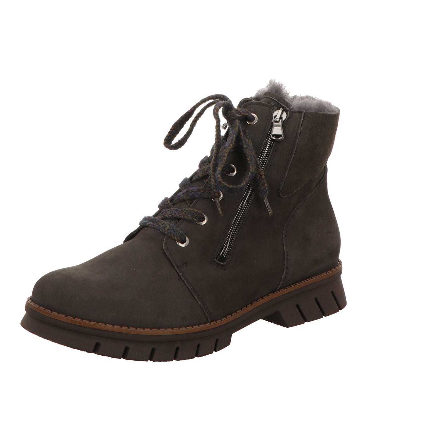 Waldläufer Damen Stiefelette H-Xara in grau