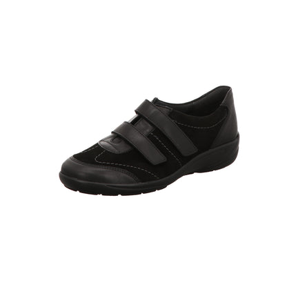 Semler Damen Slipper bequem Birgit in schwarz