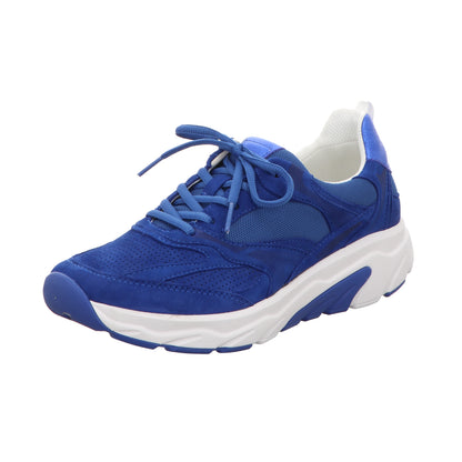 Gabor Damen Schnürschuh bequem Rolling Soft in blau