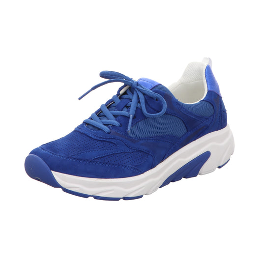 Gabor Damen Schnürschuh bequem Rolling Soft in blau