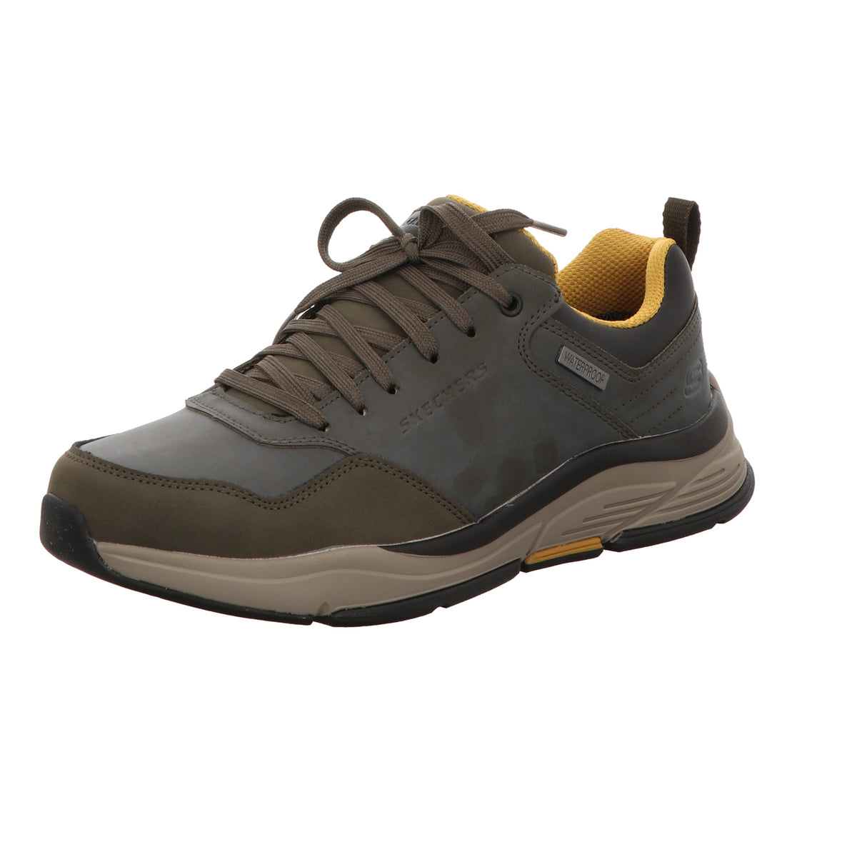 Skechers Herren Schnürschuh Relaxed Fit  Benago Hombre in gruen