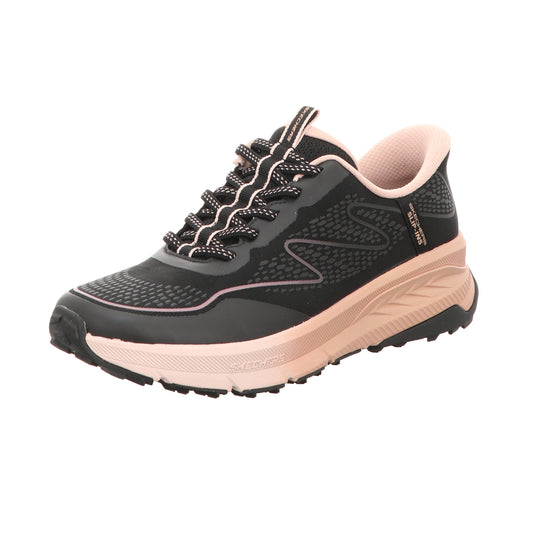 Skechers Damen Slipper Slip Ins Switch Back Mist in schwarz