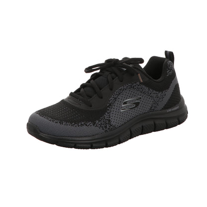 Skechers Herren Schnürschuh Track-Glendor in schwarz