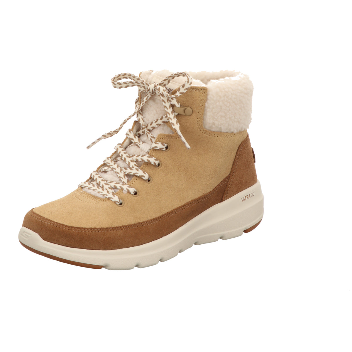 Skechers Damen Schnürstiefel Glacial Ultra in braun
