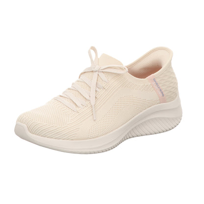 Skechers Damen Slipper Slip-Ins Ultra-Flex 3.0 in beige