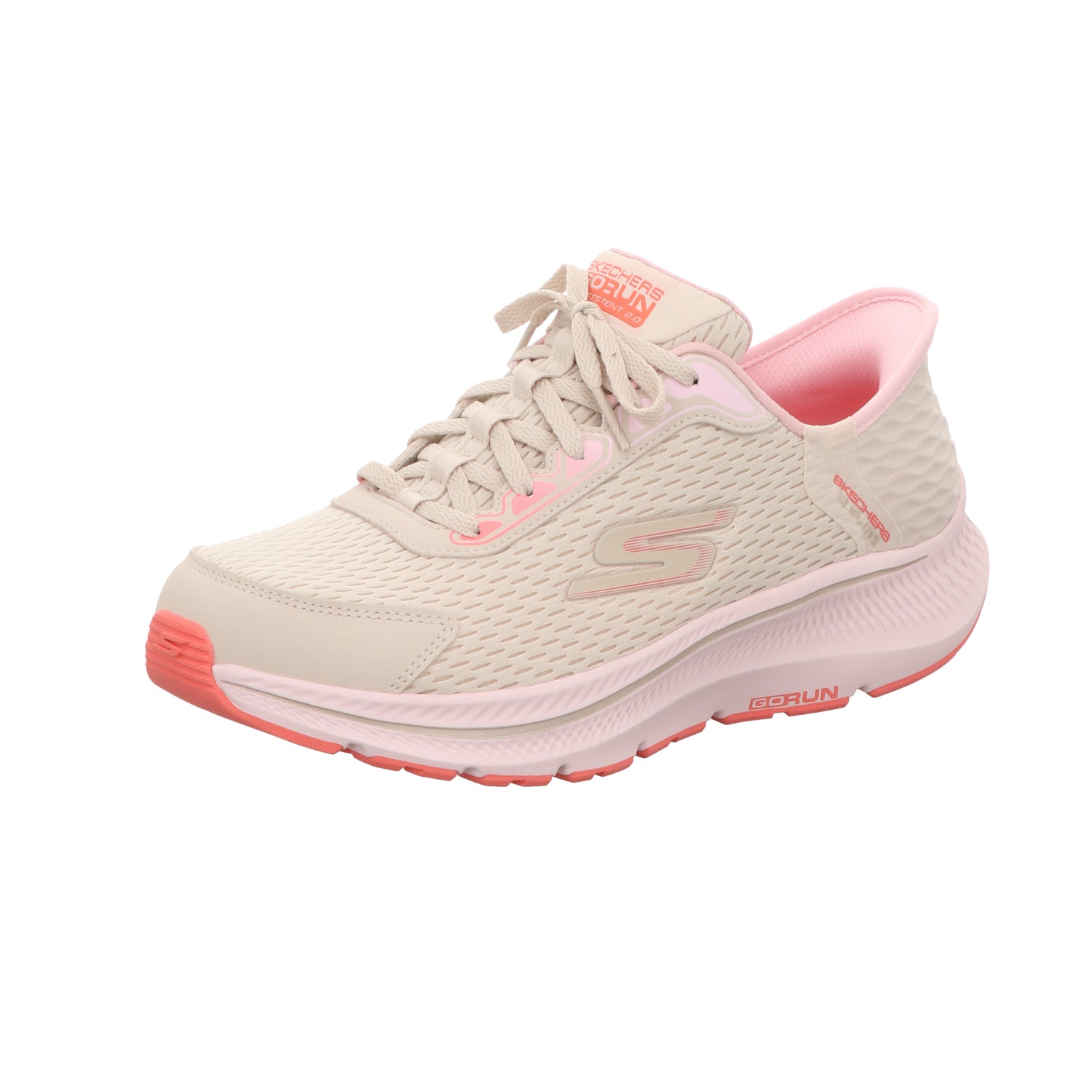 Skechers Damen Slipper Slip-Ins: Go Run Consistent 2 in beige