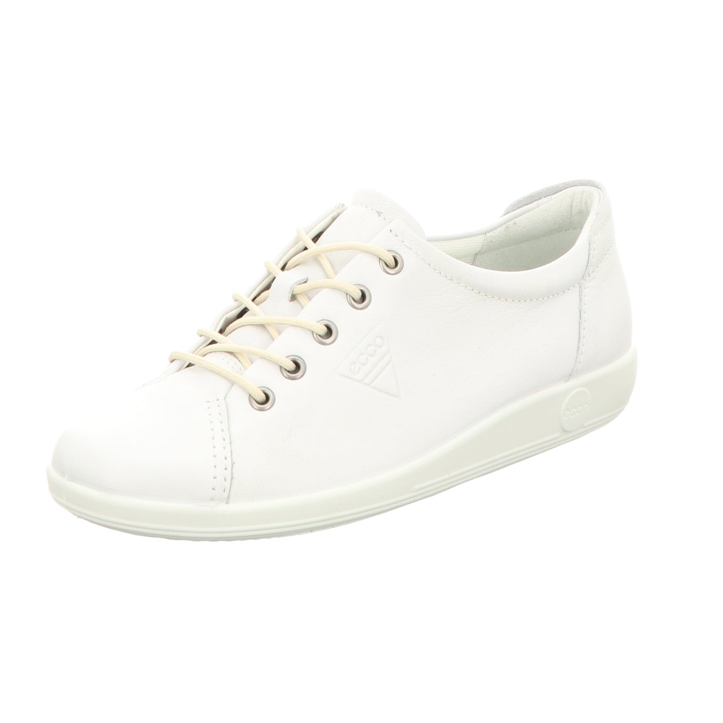 Ecco Damen Schnürschuh Soft 2.0 in weiss