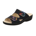 Longo Damen Pantolette bequem  in blau