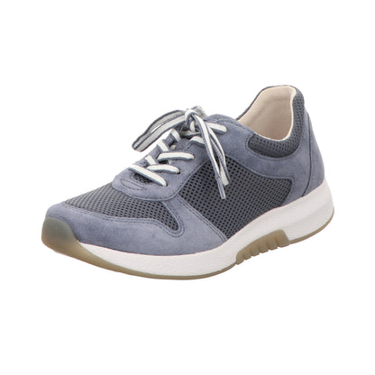 Gabor Damen Schnürschuh bequem  in blau