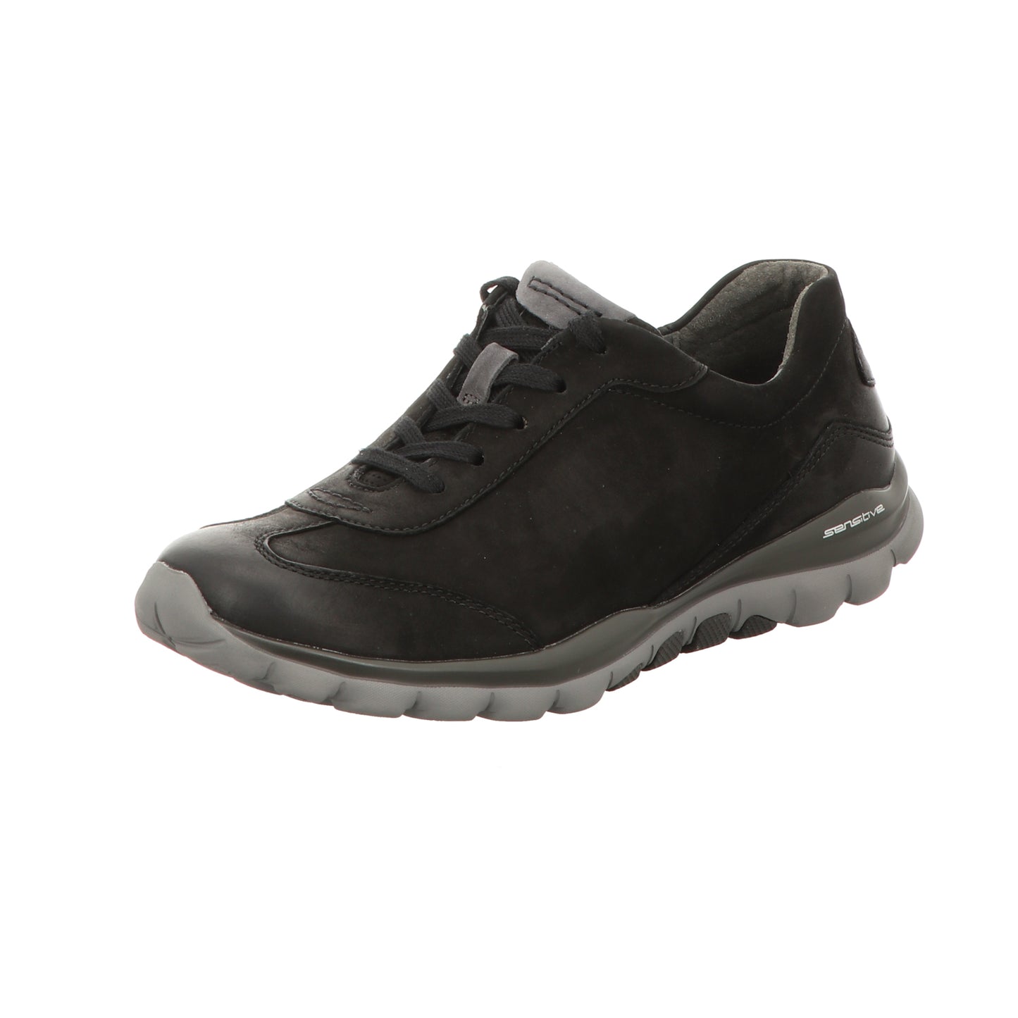 Gabor Damen Schnürschuh bequem Rolling Soft in schwarz