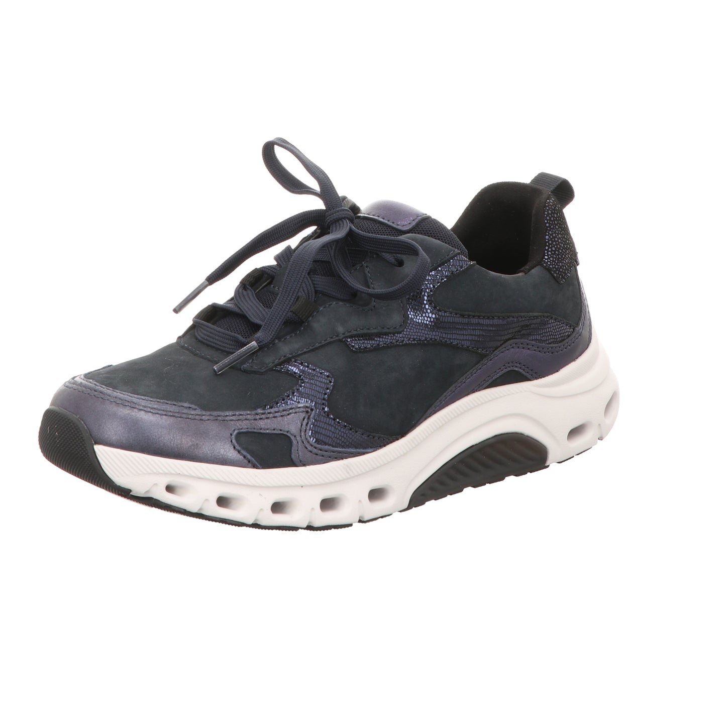 Gabor Damen Schnürschuh bequem  in blau