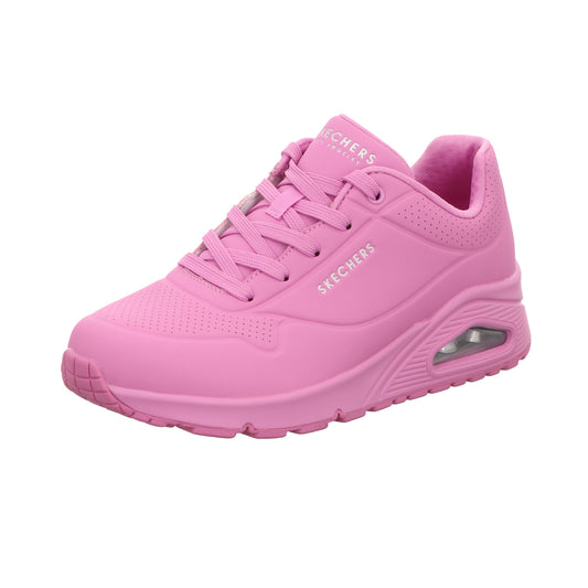 Skechers Damen Schnürschuh Uno Stand On Air in pink