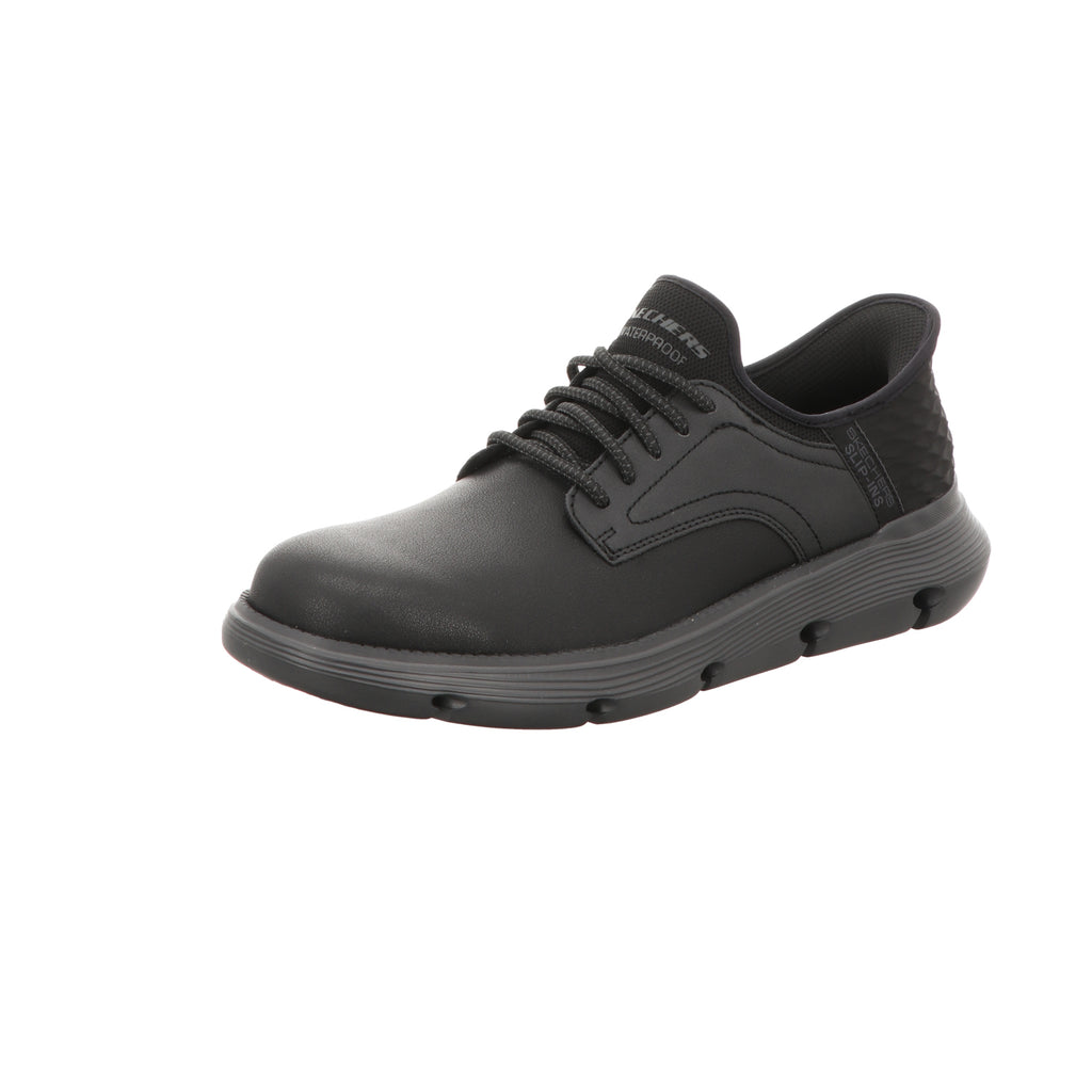 Skechers Herren Slipper Slip-In Garza in schwarz