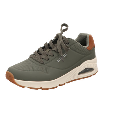 Skechers Herren Schnürschuh Uno Suited On Air in gruen