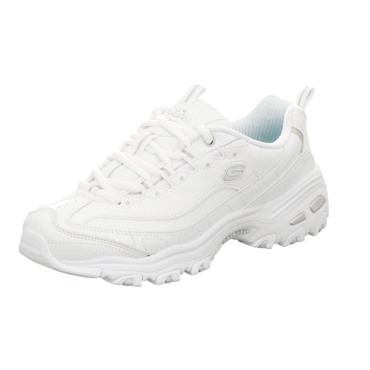 Skechers Damen Schnürschuh D'lites Fresh Start in weiss