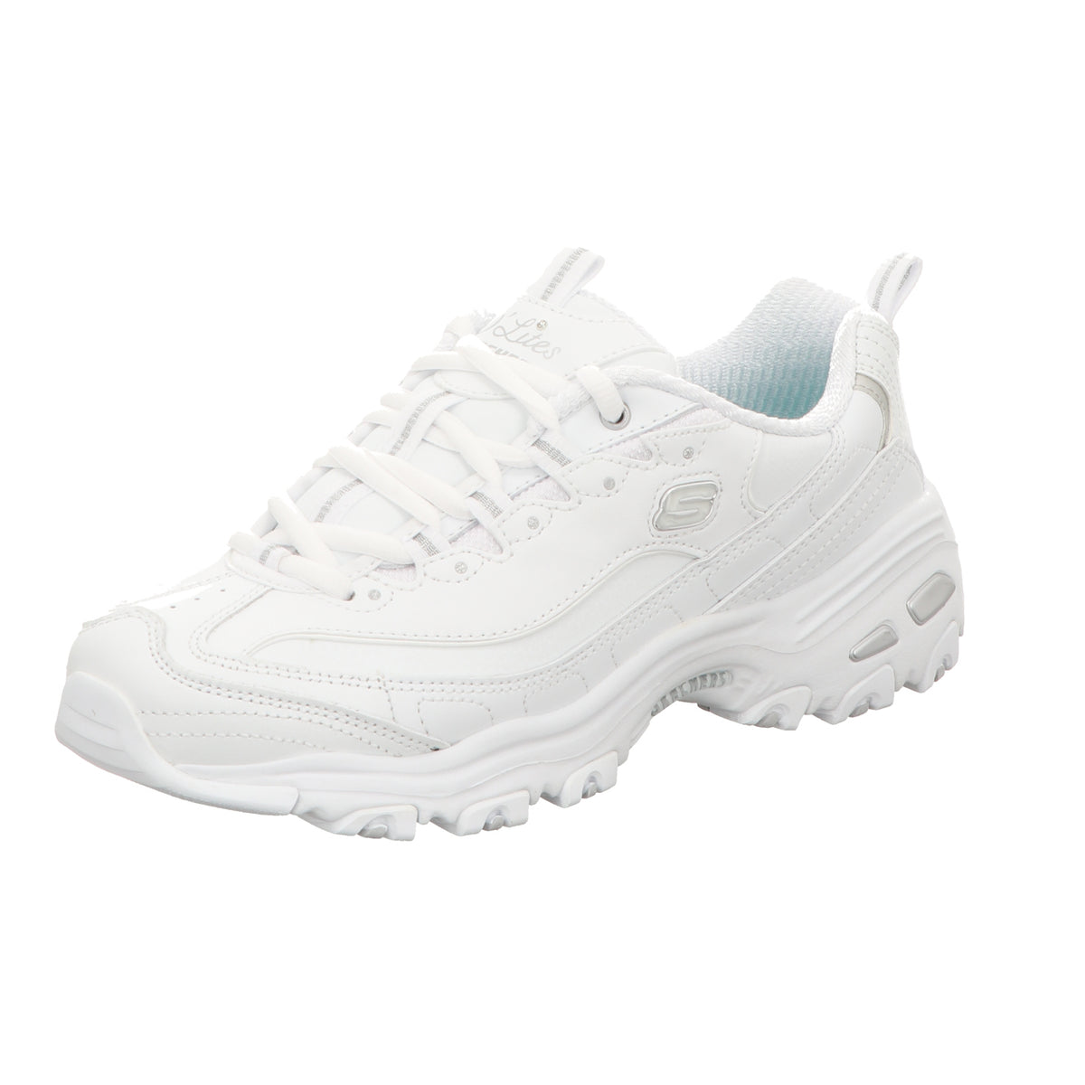 Skechers Damen Schnürschuh D'lites Fresh Start in weiss