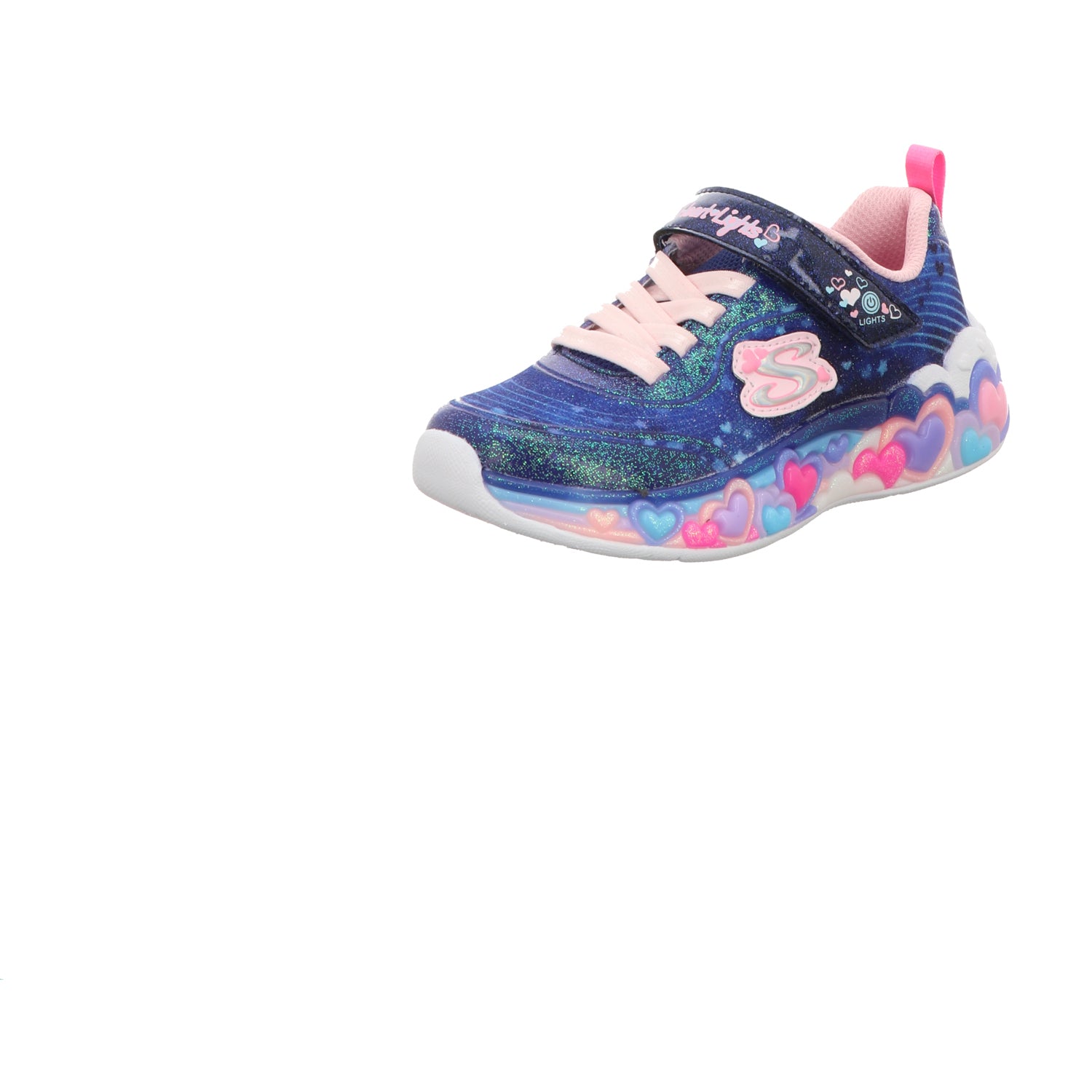 Skechers Damen Slipper Eternal Heart Lights in blau
