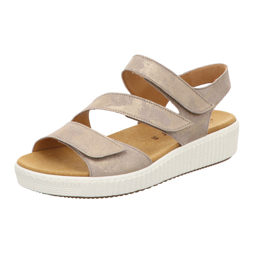 Gabor Damen Sandale bequem  in beige