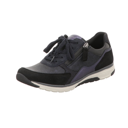 Gabor Damen Schnürschuh bequem  in blau