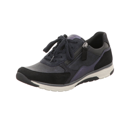 Gabor Damen Schnürschuh bequem  in blau