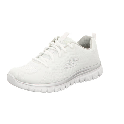 Skechers Damen Schnürschuh Graceful Get Connected in weiss