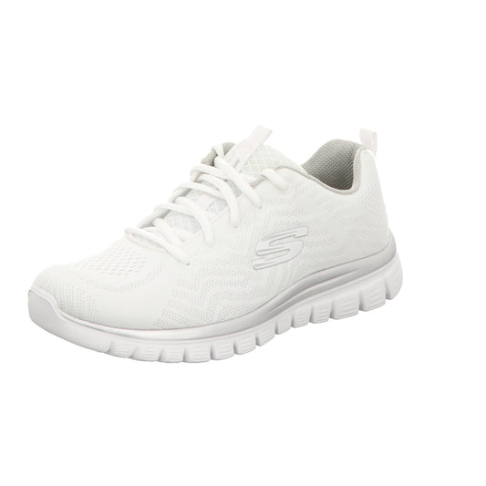 Skechers Damen Schnürschuh Graceful Get Connected in weiss