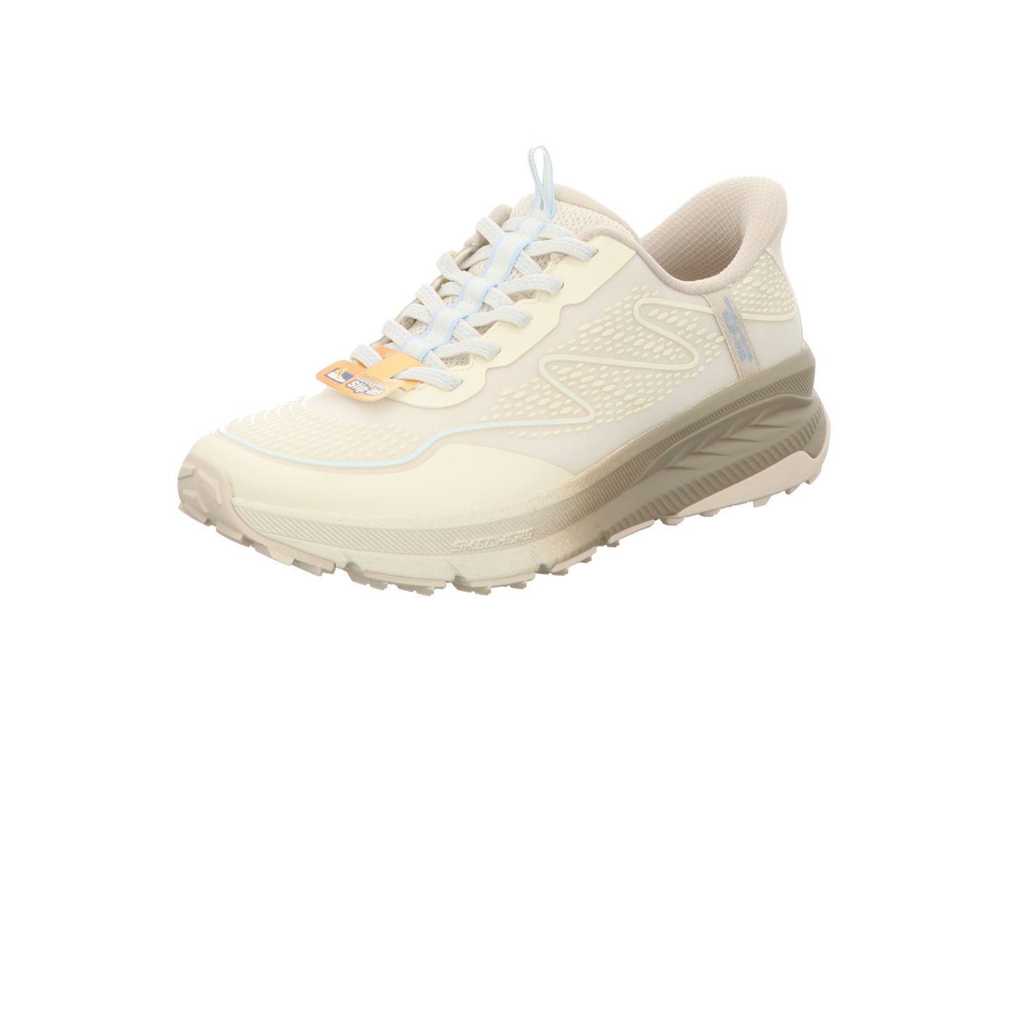 Skechers Damen Slipper Slip Ins Switch Back Mist in beige