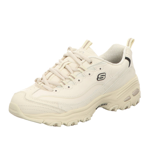 Skechers Damen Schnürschuh D'lites Fresh Start in weiss