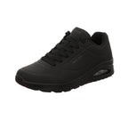 Skechers Herren Schnürschuh Uno Stand On Air in schwarz