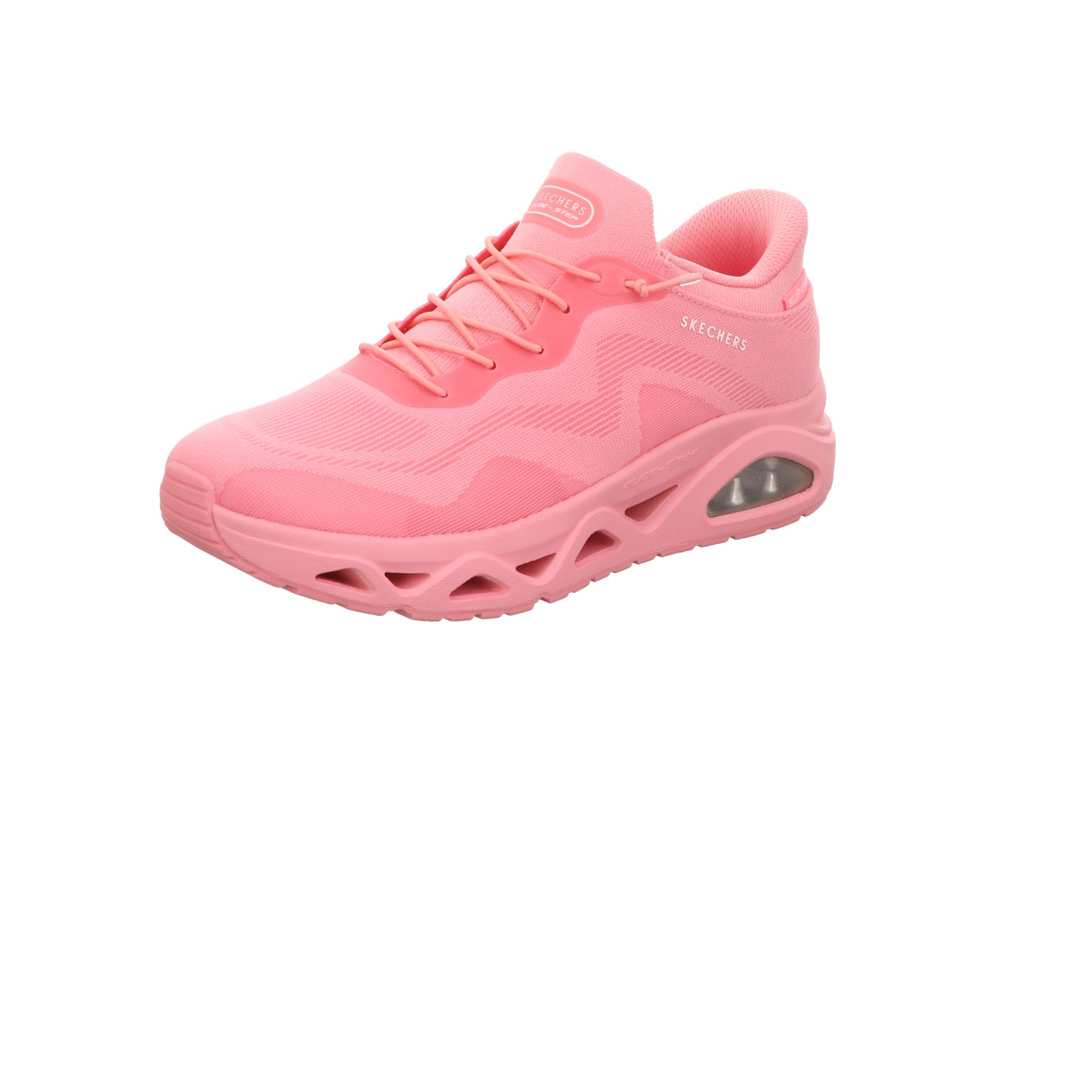 Skechers Damen Slipper Slip Ins Uno Glide Air Gliders in pink