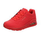 Skechers Damen Schnürschuh Uno Stand On Air in rot