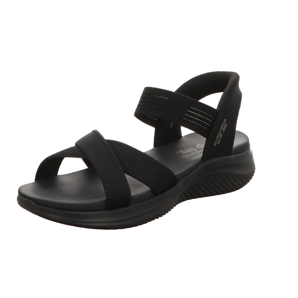 Skechers Damen Sandalette Slip-Ins:ultra Flex 3.0 in schwarz