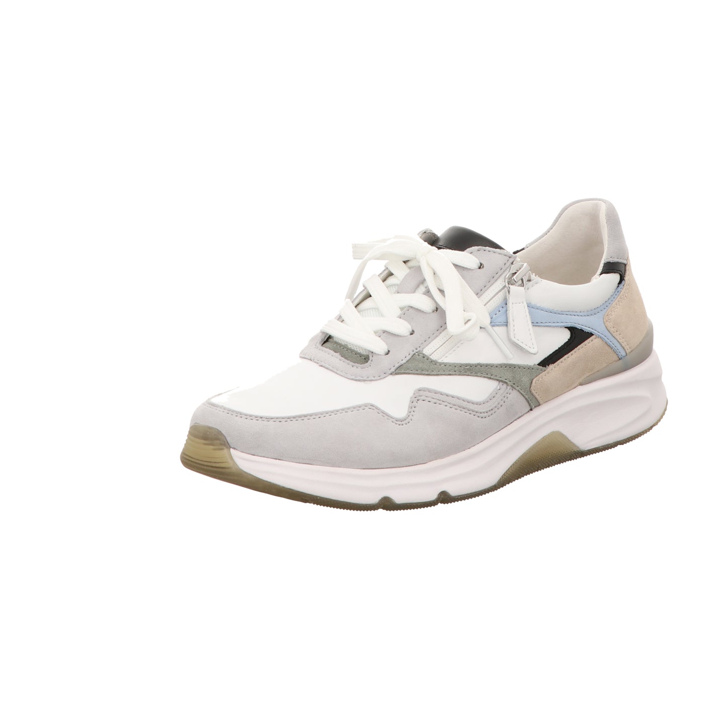 Gabor Damen Schnürschuh bequem  in weiss