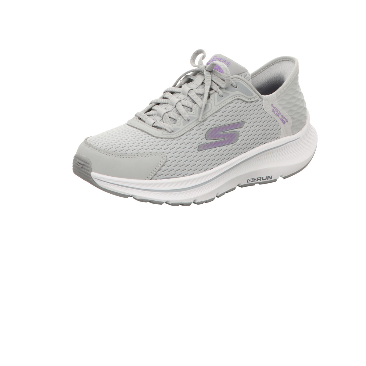 Skechers Damen Slipper Slip-Ins: Go Run Consistent 2 in grau