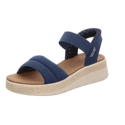 Skechers Damen Sandalette Slip-Ins Bobs Sun Ray in blau