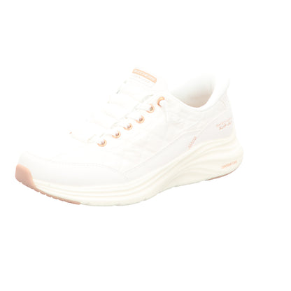 Skechers Damen Slipper Slip-Ins-Contour Foam-Golden H in weiss