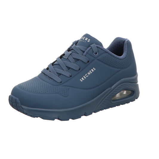 Skechers Damen Schnürschuh Uno Stand On Air in blau