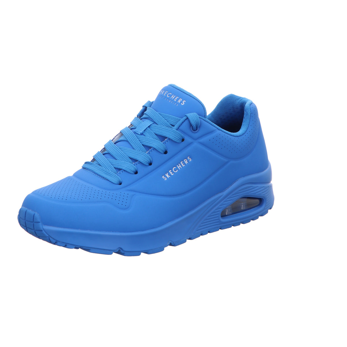 Skechers Herren Schnürschuh Uno-Stand On Air in blau