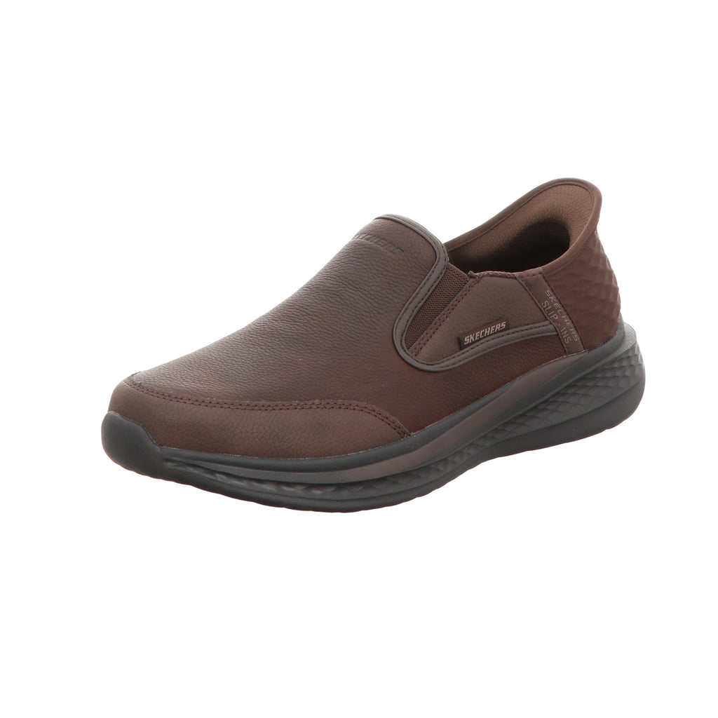 Skechers Herren Slipper Slip Ins Slade in rot