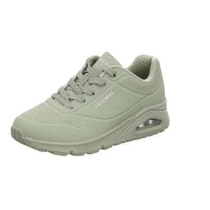 Skechers Damen Schnürschuh Uno Stand On Air in gruen