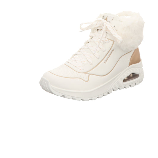 Skechers Damen Schnürstiefel Uno Rugged in weiss
