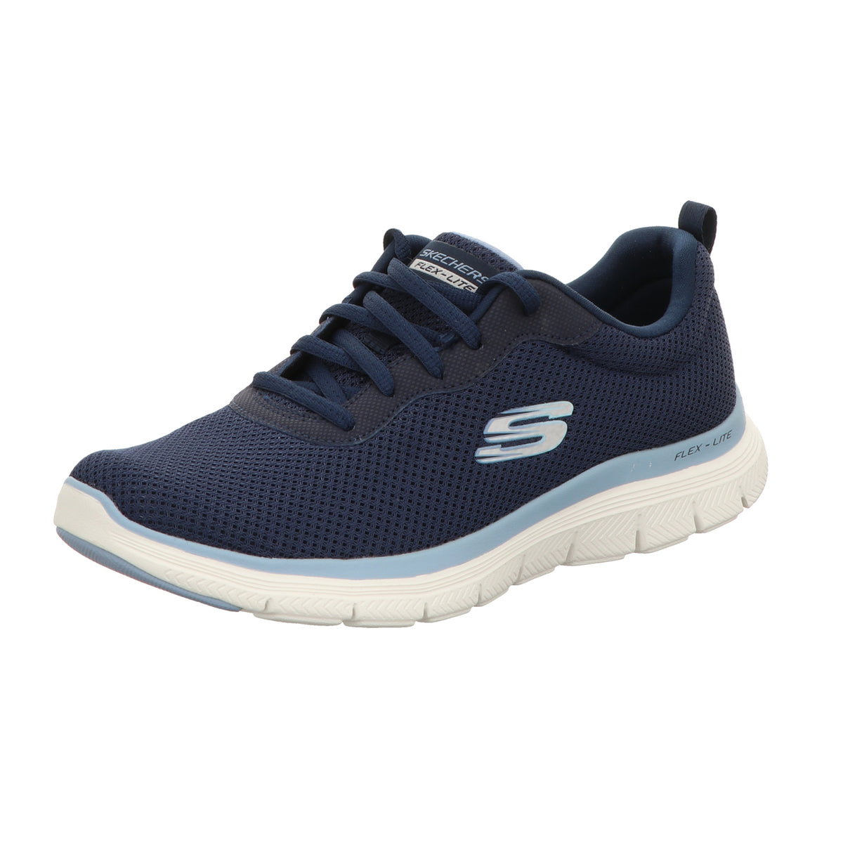 Skechers Damen Schnürschuh Flex Appeal 4.0 in blau