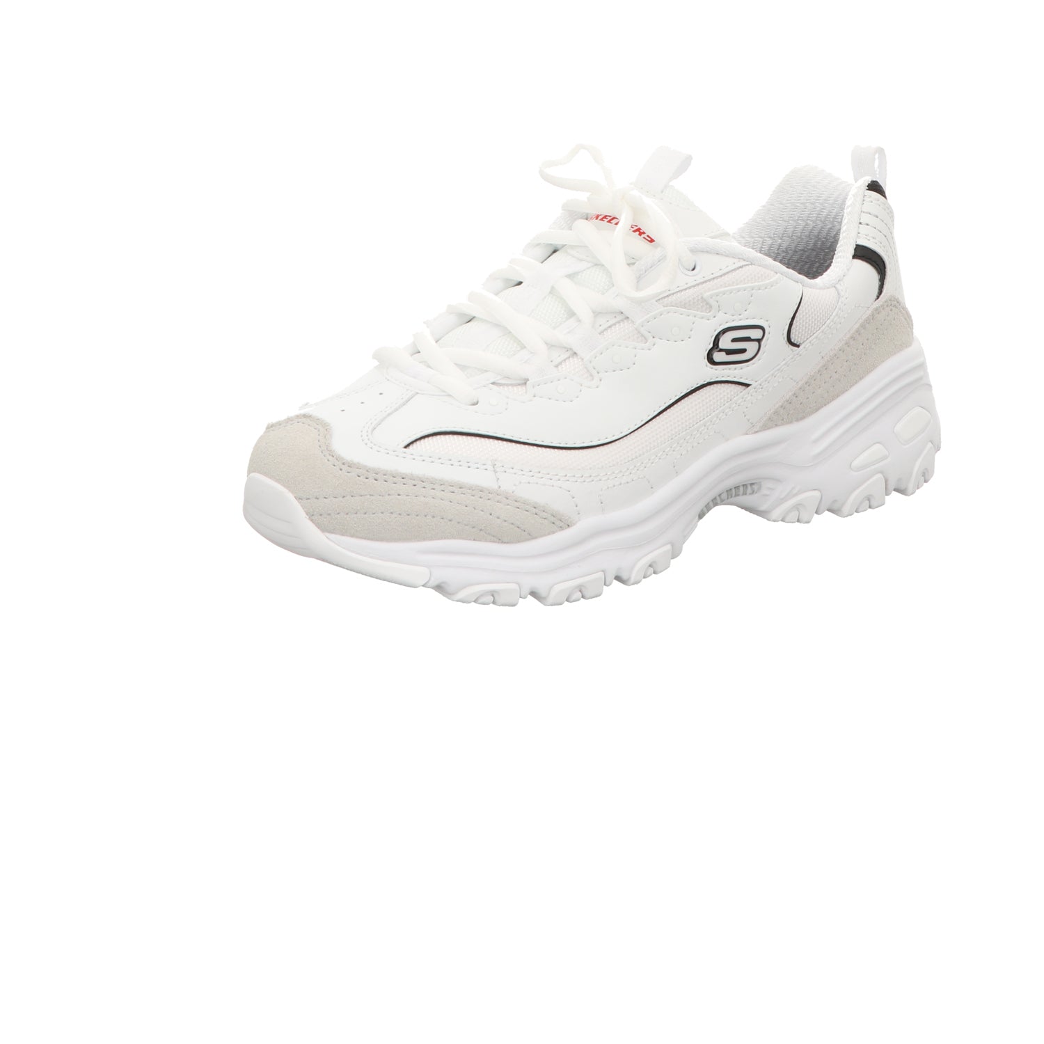 Skechers Damen Schnürschuh D Lites New Heat in weiss