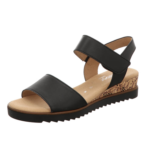 Gabor Damen Sandalette Genua in schwarz