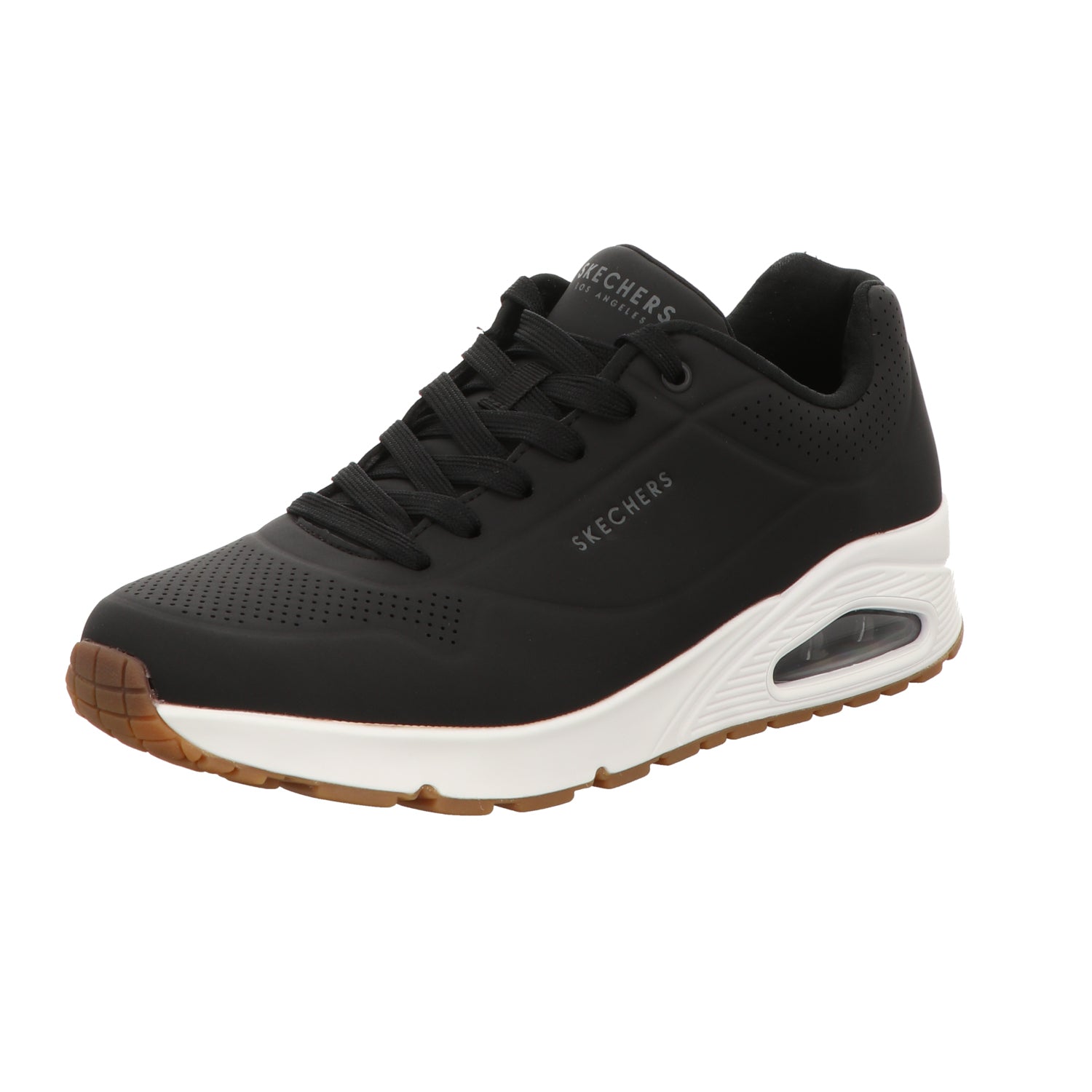 Skechers Herren Schnürschuh Uno in schwarz