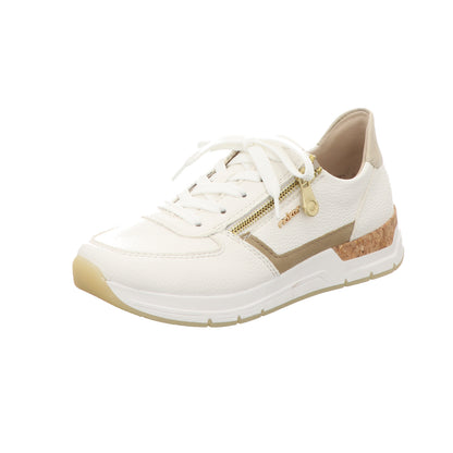 Rieker Damen Schnürschuh  in weiss